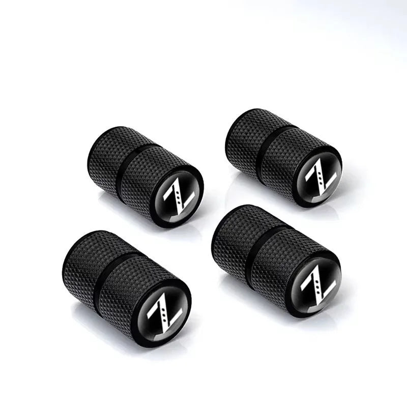 4Pcs Car Styling For Z Badge Aluminium Alloy Wheel Tire Valve Cover Caps Auto Accessories Car Motorcycle For Nissan Accessories