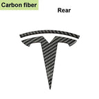 CAR Tesla Model 3 Mode Y Zinc Alloy Car Front Hood Logo Sticker Styling Auto Body Rear Trunk Emblem with Radian Accessories