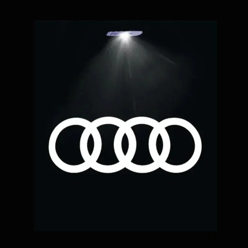 2PCS LED Car Door Welcome Logo Light Projector Lamp For Audi Sline S3 S4 S5 S6 S7 RS Quattro Q7 Q5 Q3 A4 B8 8P A3 A6 C7 A5 A6
