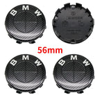 4Pcs 56mm 68mm Carbon Fiber Wheel Center Hub Caps 50th Anniversary Emblem for BMW M Power X5 E46 E90 F10 F30 G20