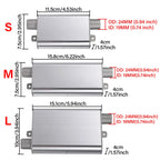 24mm Muffler Silencer S Curved Air Diesel Parking Heater Exhaust Pipe Aluminum Alloy Small Medium Large for Weibost Eberspach