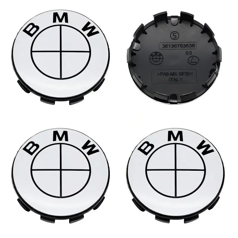 4Pcs 56MM 68MM Car Wheel Center Cap  Hub Covers For BMW M Logo E84 E83  X1 X2 X3 F48 G01 X4 X5 X6 Badge Auto Tuning Accessories