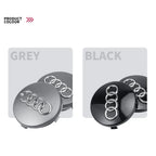For Audi 4pcs 60mm Car Styling Audi Wheel Center Cap Emblem Hub Covers Badge For Audi B5 B6 B7 B8 B9 D3 Q3 Q5 Q7 TT A1 A3 A4 A5