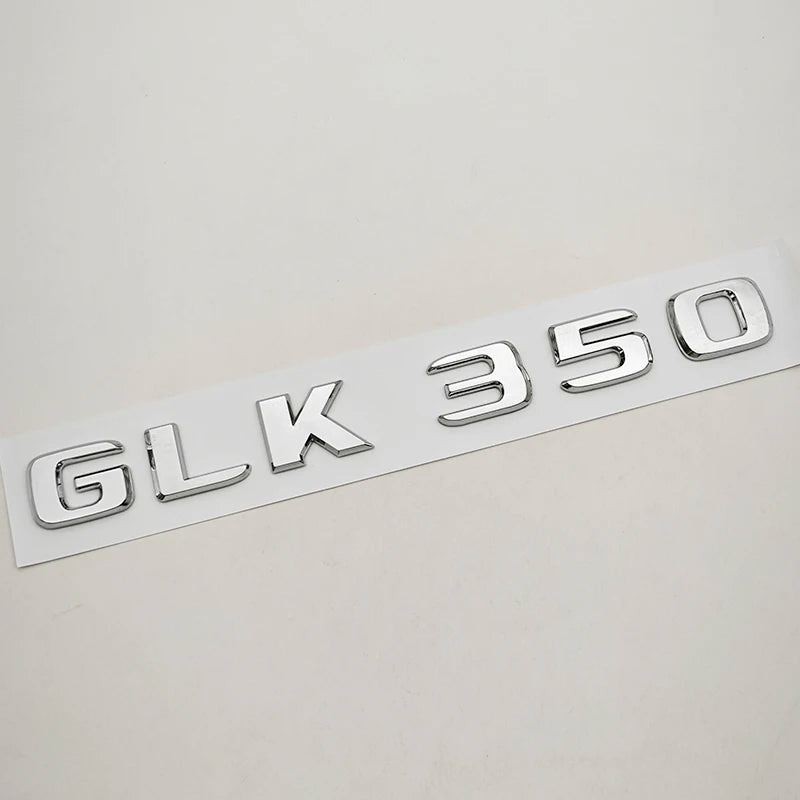 3D ABS Car Logo 4 Matic GLK220 GLK300 GLK350 Emblem Letters Sticker Rear Trunk Badge for GLK W204 X204 GLK220 GLK300 GLK350