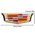 Car C-Pillar Rear Trunk Decorative Emblem Sticker, Anti-scratch Exterior Accessory for Cadillac XT5 CT4 ATSL XTS SRX Escalade