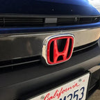 3Pcs Car Front Grille Rear Trunk Badge Steering Wheel Logo Sticker for Honda Accord Civic City XR-V CR-V Inspire Crider Envix