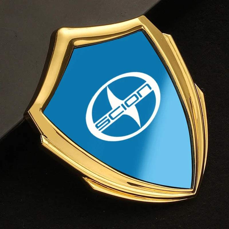 auto accessory 3D metal accsesories car stickers for Toyota scion XA XB XD IQ TC