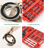 21 in1 Bearing Disassembly Puller Tool Inner Hole Removal Tool Three-jaw Puller Set
