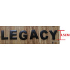 Car Letter Rear Trunk Decals Emblem Badge Sticker Front Engine Cover Sticker Decal Styling For Subaru LEGACY