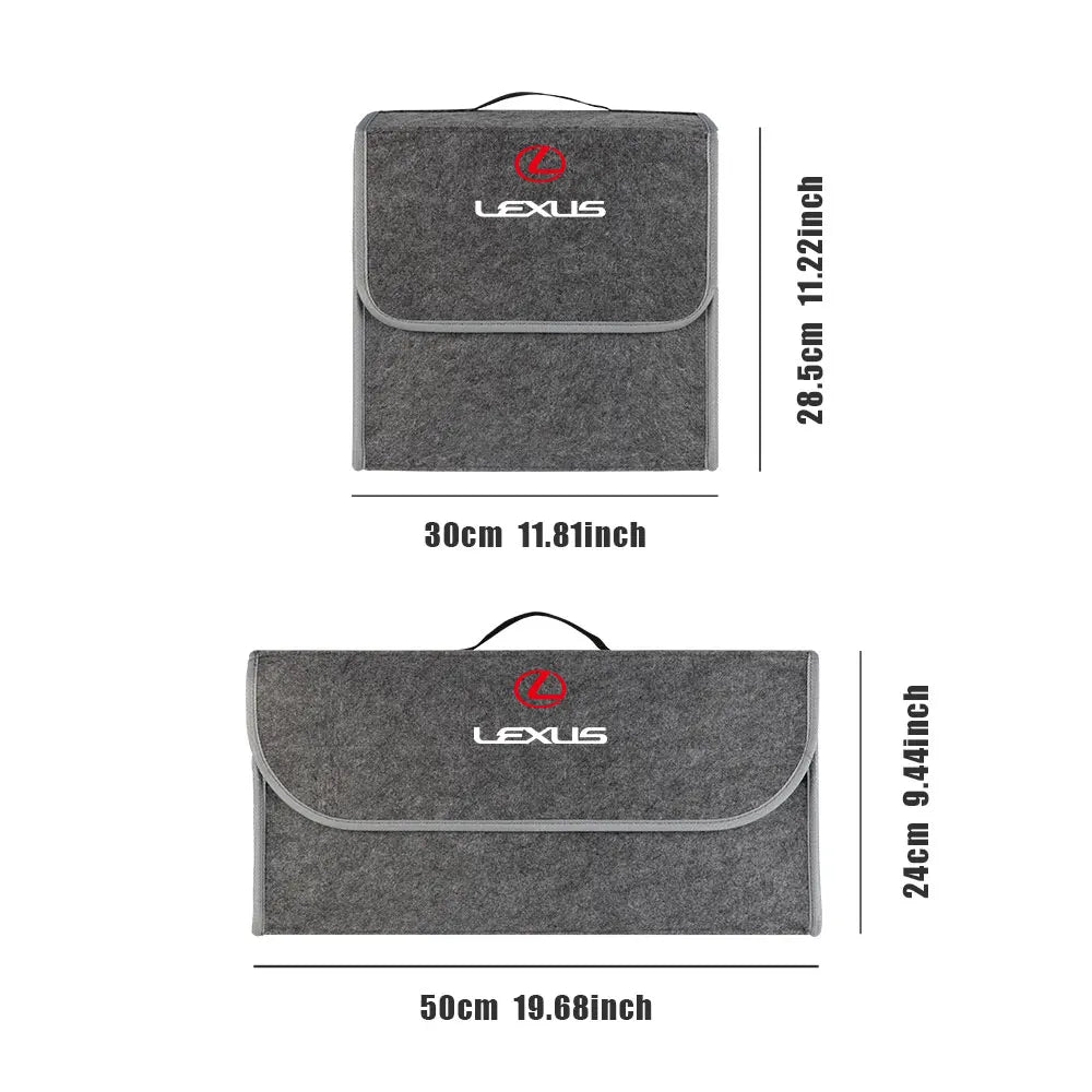 Car Large Capacity Trunk Storage Box Tool Organiser Bag Accessories For Lexus LS LC IS350 ES300h ES300 IS250 IS220d NX350h GS350