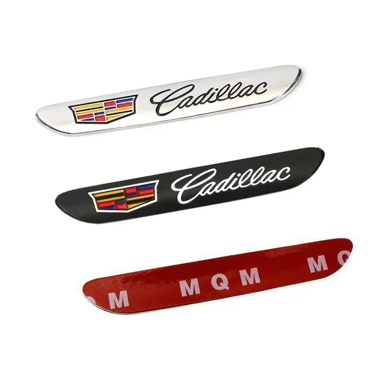 Alloy Car Fender Side Emblem Stickers Rear Trunk Badge for Cadillac ATS BLS CT4 CT5 CT6 CTS ESCALADE EXT SLS STS XT4 XT5 XT6 XTS