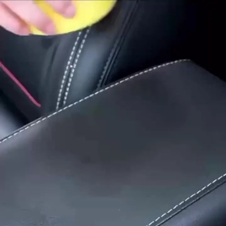 Car Interior Gloss Restoration Wax - Plastic Parts Refurbishment, Repair of Yellowed Black Car Body - Effectively Removes Scratches and Restores the Black Shine of Tires and Plastics