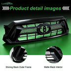 Front Grille Grill Compatible With 2012 2013 2014 2015 Toyota Tacoma Pickup Truck TRD Style Front Bumper Mesh Grill Assembly