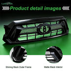 Front Grille Grill Compatible With 2012 2013 2014 2015 Toyota Tacoma Pickup Truck TRD Style Front Bumper Mesh Grill Assembly