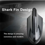 16cm Universal Carbon Fiber Look Car Roof Top Mount Shark Fin Aerial Antenna Toppers Auto Radio AM FM Antenna Signal Amplifier