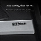 3D Aluminum Car Audio Logo Speaker Emblem Badge Sticker For Audi A3 A4 A5 A6 A7 A1 Q2 Q4 Q3 Q5 Q7 Q8 S3 S4 S5 S6 TT Accessories