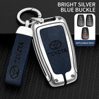 Car Key Case Bag Cover Shell For Toyota CHR Prado 2017 2018 Prius Camry Corolla RAV4 2017 2018 2019 2020 Protector Accessories
