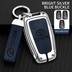 Car Key Case Bag Cover Shell For Toyota CHR Prado 2017 2018 Prius Camry Corolla RAV4 2017 2018 2019 2020 Protector Accessories