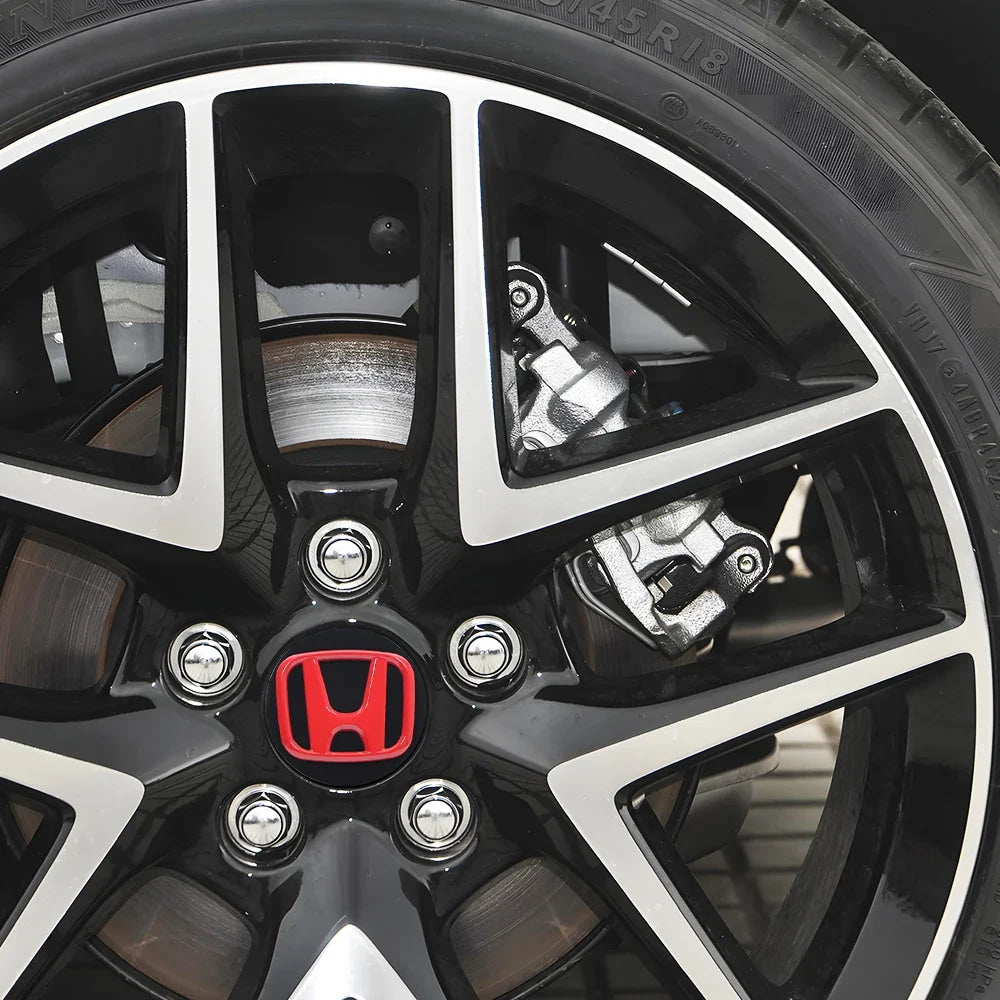 4pcs 56/58/60/69mm Car Wheel Center Hub Caps Accessories For Honda Type R Type S VTEC DOHC Modulo Vezel Legend Si RR Insight