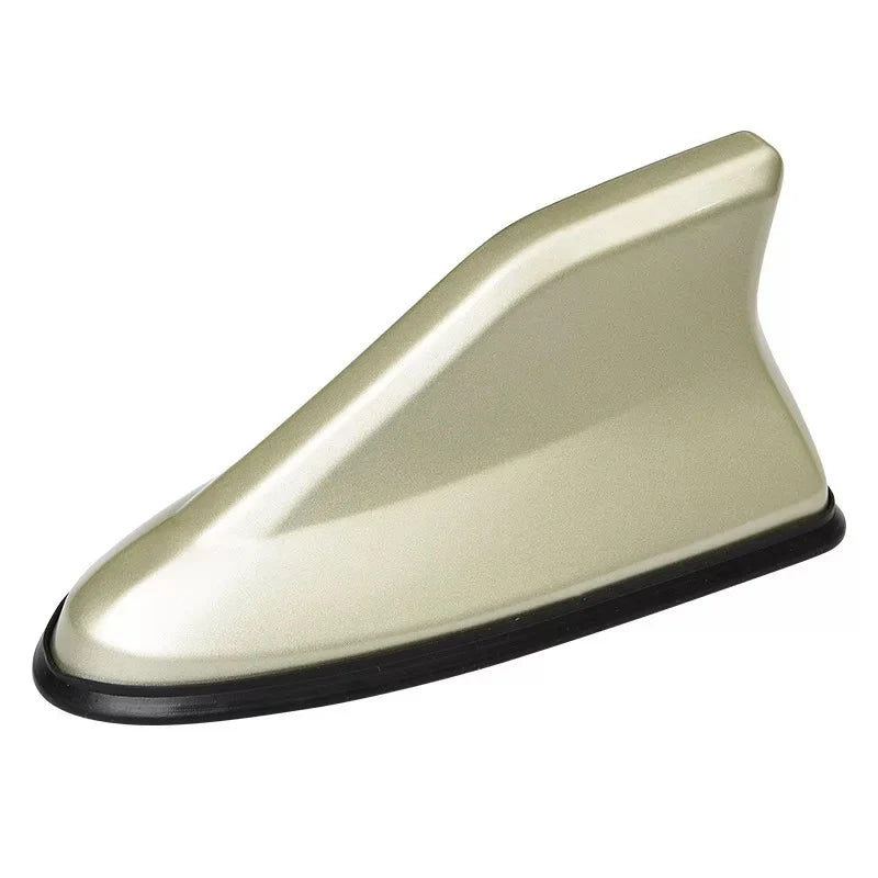 16cm Universal Carbon Fiber Look Car Roof Top Mount Shark Fin Aerial Antenna Toppers Auto Radio AM FM Antenna Signal Amplifier