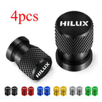4pcs For TOYOTA HILUX Car Wheel Tire Valve Caps Tyre Stem Covers Airdust Waterproof Accessories