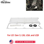 LS Gen 3 Engine Blocks Billet Valley Pan Cover Plate Cover Plate Billet Low Profile LSX LS1 LM7 LR4 LQ4 LS6 L59 Aluminum TB-1020