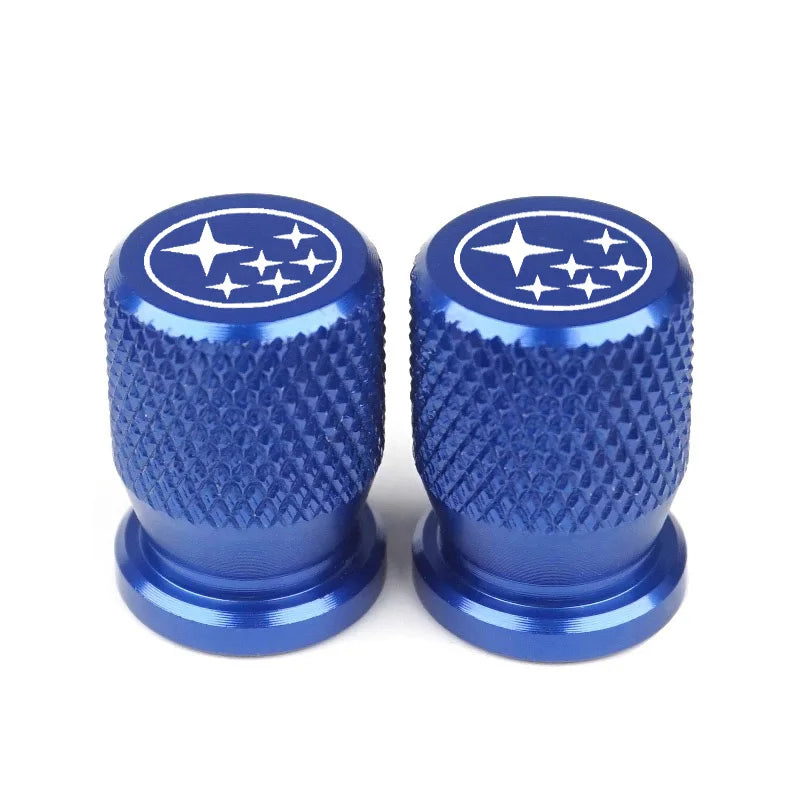 Wheel Tire Valves Tyre Stem for Subaru Impreza Forester Tribeca XV BRZ Air Caps car+accessories interior sticker decor styling