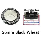 4pcs 56mm 60mm 75mm  68mm3Pin Car Wheel Center Cap Rim Hub Caps Emblem W202 W220 W213 W210 W164 E200 E260 E300 For Mercedes Benz
