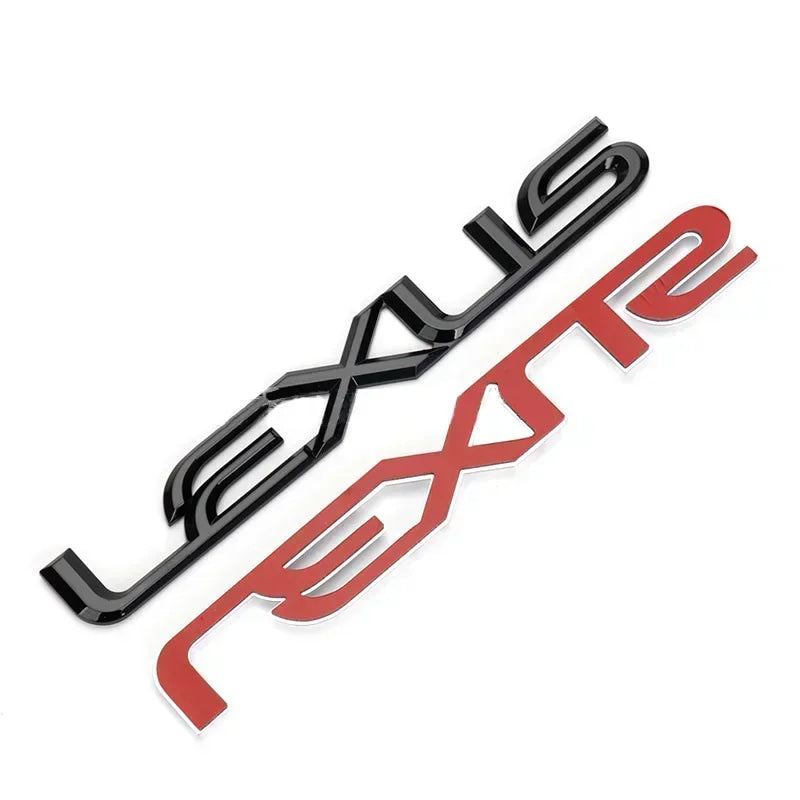 ABS/Metal Car Rear Trunk Emblem Badge Sticker for Lexus Logo ES300 IS300 IS350 ES250 ES350 IS250 CT200H GS350 NX200 Accessories