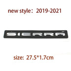 SIERRA new old letter logo car stickers for GMC sierra original rear boot label trunk modified Accessories decoration decals