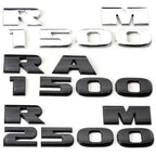 1ABS Emblem Car Stickers For Ram 1500 2500 5.7 Liter Hemi 4X4 Nameplate Charger Viper Magnum Caliber Journey Styling Accessories