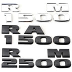 1ABS Emblem Car Stickers For Ram 1500 2500 5.7 Liter Hemi 4X4 Nameplate Charger Viper Magnum Caliber Journey Styling Accessories