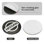 56mm Car Wheel Center Stickers Hub Emblem Decals for Nissan Qashqai X-Trail Patrol Note Leaf Altima Maxima Micra Murano Rogue