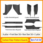 For Tesla Model Y Juniper 2025 2026 Front Rear Door Sill Guard Anti Scratch Dirt Resistant Threshold Strips Interior Accessories