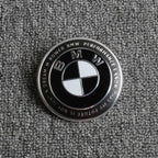 7Pcs 82mm 74mm 68mm 45mm Used For The 50th Anniversary Of BMW/new Black And White Badge ABS Badge For Wheel Rim And Hub Cap