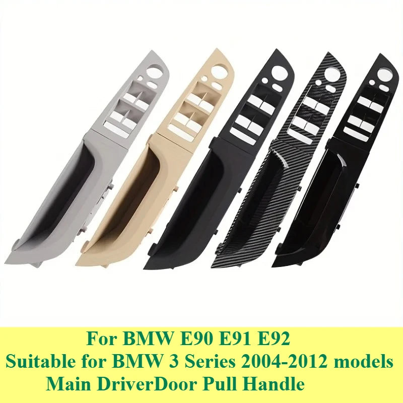 LHD RHD 3 Series E90 E91 E92 Main Driver Interior Door Cover Panel Pull Handle For BMW  E91 E92  316 318 320 325 328i