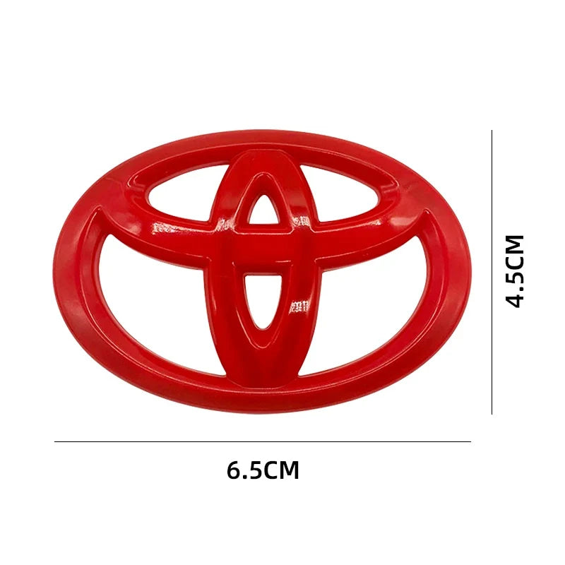 Car steering wheel sticker logo badge decoration For Toyota Hilux Prius Avensis Auris Verso Corolla Camry