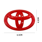 Car steering wheel sticker logo badge decoration For Toyota Hilux Prius Avensis Auris Verso Corolla Camry