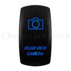 12V 20A Blue Led Car Boat Laser Rocker Switch ON OFF, (ON) OFF, ON OFF ON, (ON) OFF ON, (ON) OFF (ON) Waterproof