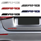 3D ABS Car AMG Logo Badge Rear Trunk Emblem Stickers Decal For Mercedes Benz AMG A B C E G W211 W203 W204 W210 W124 Accessories