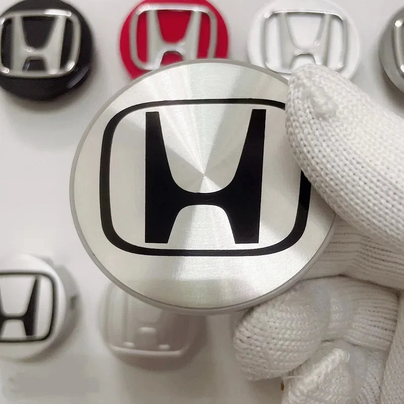 4Pcs 58mm Anti Dust Car Wheel Hub Center Caps for Honda Civic CRV Accord Fit Jazz HRV Vezel City Odyssey Stepwg Rim Badge Covers