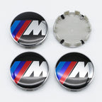 4Pcs 56MM 68MM Car Wheel Center Cap  Hub Covers For BMW M Logo E84 E83  X1 X2 X3 F48 G01 X4 X5 X6 Badge Auto Tuning Accessories