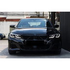 XVIP For BMW G20 3-Series G20 G21 G28 2019-2023 Front Bumper Hood Kidney Racing Grilles Replacement Black Diamond Meteor Style