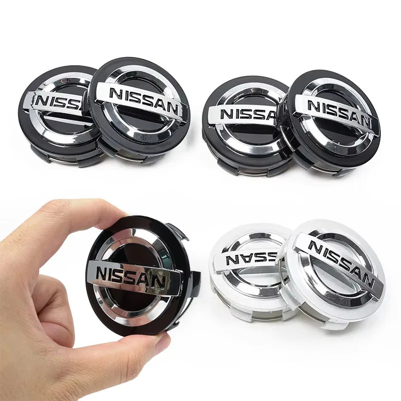 4pcs 54/60mm Car Wheel Center Emblem Hub Cover for Nissan Teana Altima Livina Micra Navara Qashqai Sylphy X-Trail Accessories
