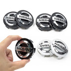 4pcs 54/60mm Car Wheel Center Emblem Hub Cover for Nissan Teana Altima Livina Micra Navara Qashqai Sylphy X-Trail Accessories