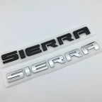 SIERRA new old style letter car stickers for Chevrolet GMC sierra rear trunk tail logo door labels modified Accessories decals