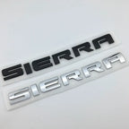 SIERRA new old style letter car stickers for Chevrolet GMC sierra rear trunk tail logo door labels modified Accessories decals