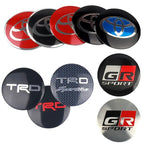 4Pcs 60MM Car Wheel Center Hub Caps Badge Tire Rim Covers For Toyota Fortuner Chr Verso Prius Hiace Yaris TRD Corolla GR Sport