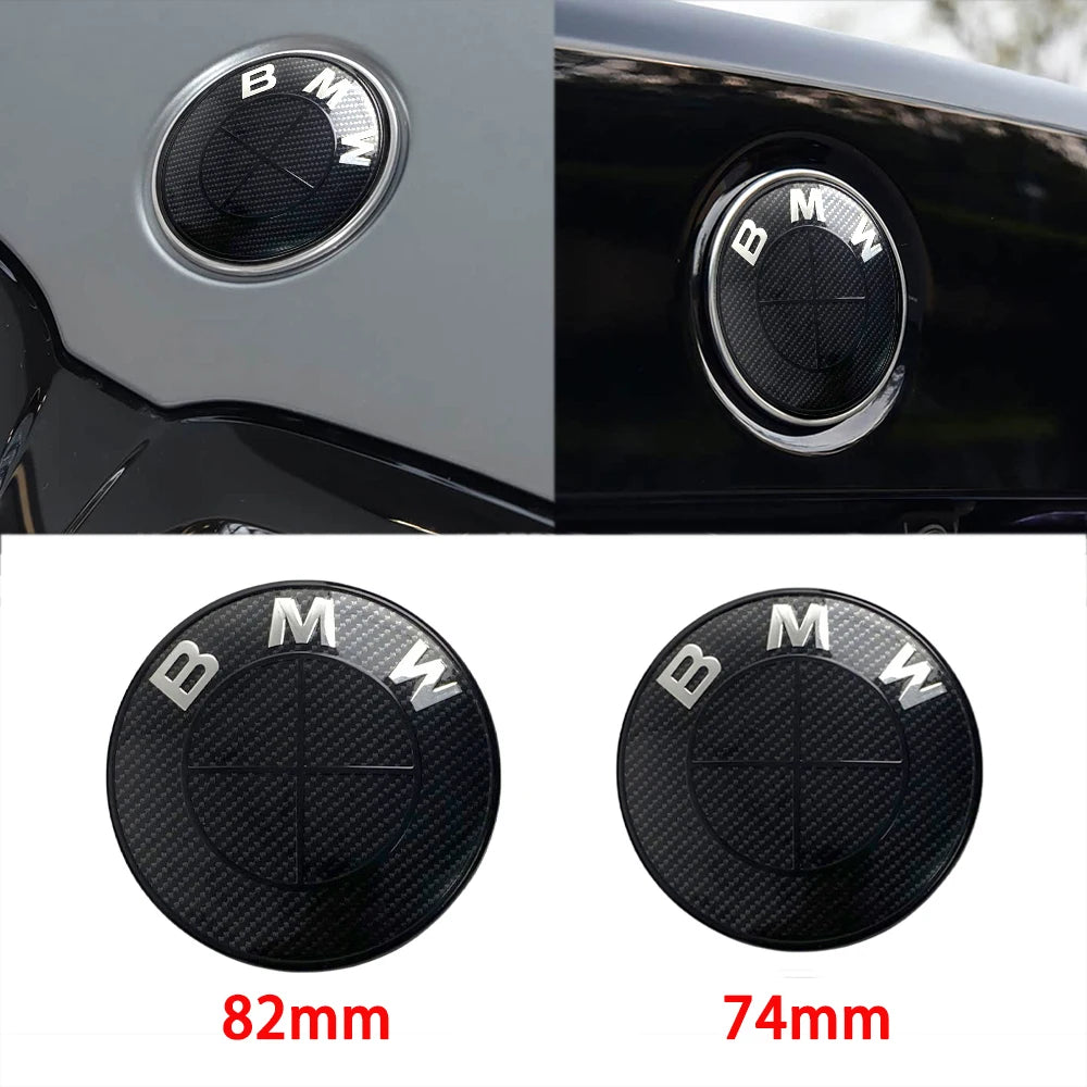 45/74/82mm automobile ABS front and rear logo hub covers are suitable for BMW Group's new badge decoration accessories.