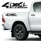 Car 4x4 Off Road Sticker Pickup Truck Vinyl Decor Decal For Isuzu Dmax Ford Ranger F150 Toyota Hilux GMC Sierra Canyon Dodge RAM